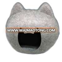 Amazon newest hot sale,high quality,felt eco-friendly soft cat bed cat house fancy cat cave