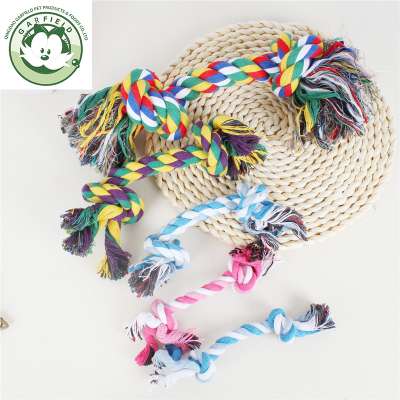 Pet supplies bite-resistant molar teeth cleaning double cotton rope knot ball dog tug toy