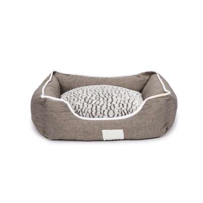 Wholesale Small and medium dog cat cozy plush sofa for washable pet bed