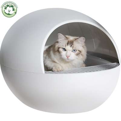 2020 Amazon pet supplies smart automatic self cleaning cat litter box