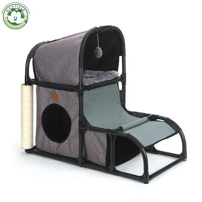 Pet supplies detachable cat climbing frame house